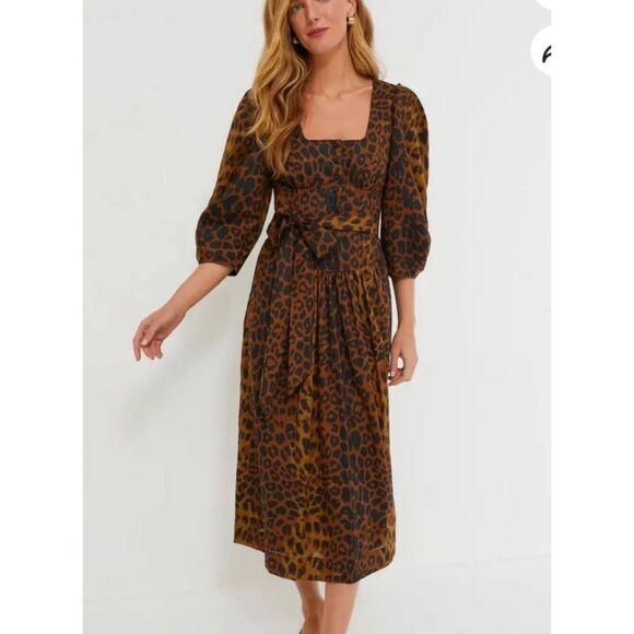NWT Tuckernuck Leopard Graciela Dress Size 0 - Picture 1 of 5